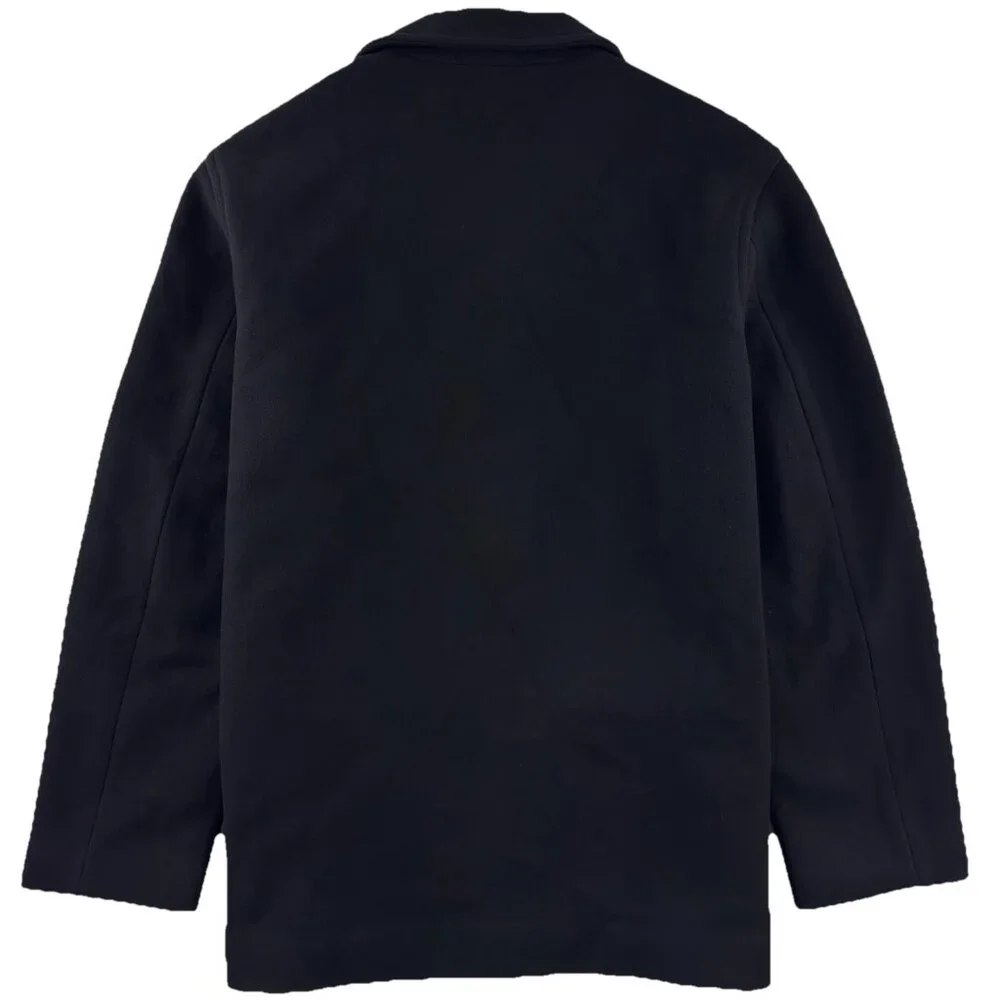 Todd Snyder Italian Wool Cashmere Cafe Jacket Men's XL Black Quiet Luxury $698 - Picture 2 of 14